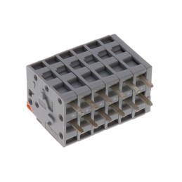 1 pcs : 2601-3106 - TERM BLK PCB LEVER 3.5MM 6POS