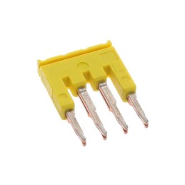 1 pcs : XW5S-P1.5-4YL - SHRT BAR 1.5MM 4 POLE YELLOW
