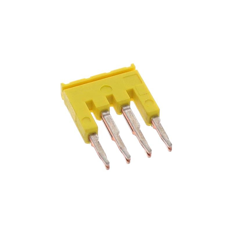 1 pcs : XW5S-P1.5-4YL - SHRT BAR 1.5MM 4 POLE YELLOW