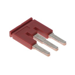 1 pcs : XW5S-P2.5-3RD - SHRT BAR 2.5MM 3 POLE RED