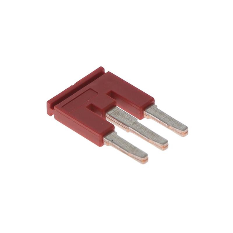 1 pcs : XW5S-P2.5-3RD - SHRT BAR 2.5MM 3 POLE RED
