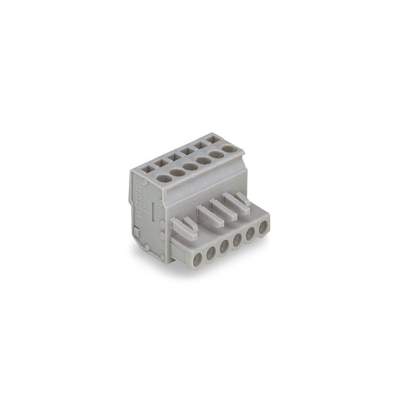 1 pcs : 232-203/026-000 - 1-CONDUCTOR FEMALE PLUG ANGLED