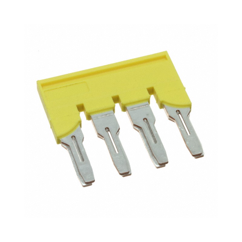 1 pcs : XW5S-S6.0-4 - JUMPER TERM BLK 4POS FLAT PIN