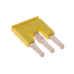 1 pcs : XW5S-P2.5-3YL - SHRT BAR 2.5MM 3 POLE YELLOW