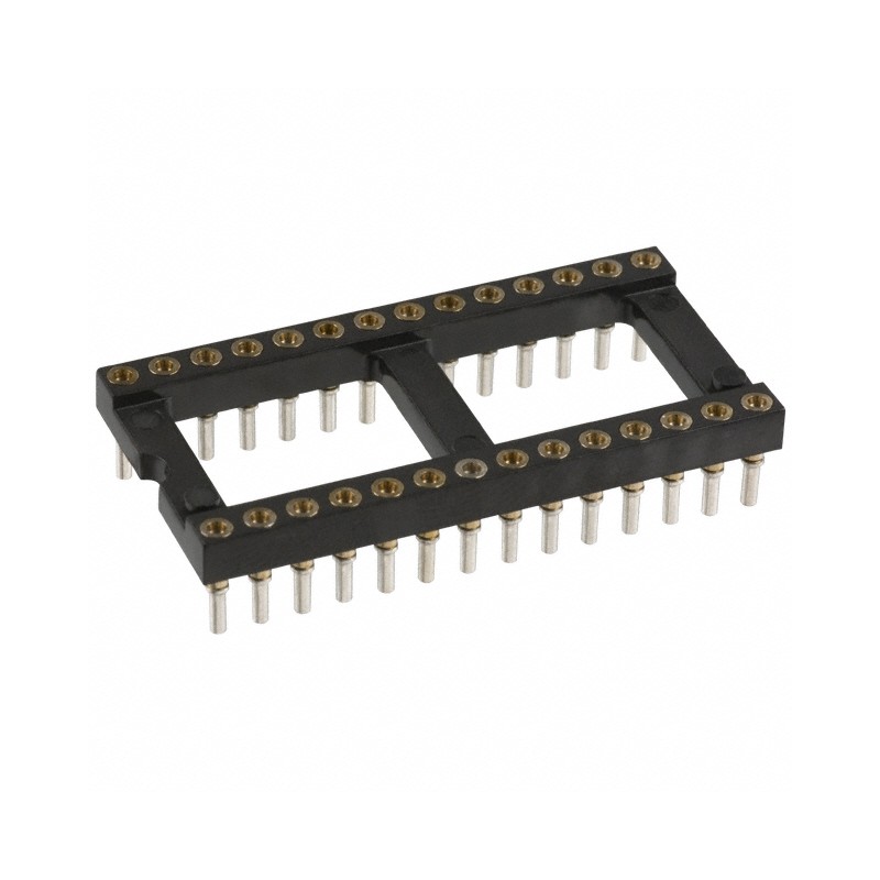 1 pcs : 614-93-628-31-012000 - CONN IC DIP SOCKET 28POS GOLD