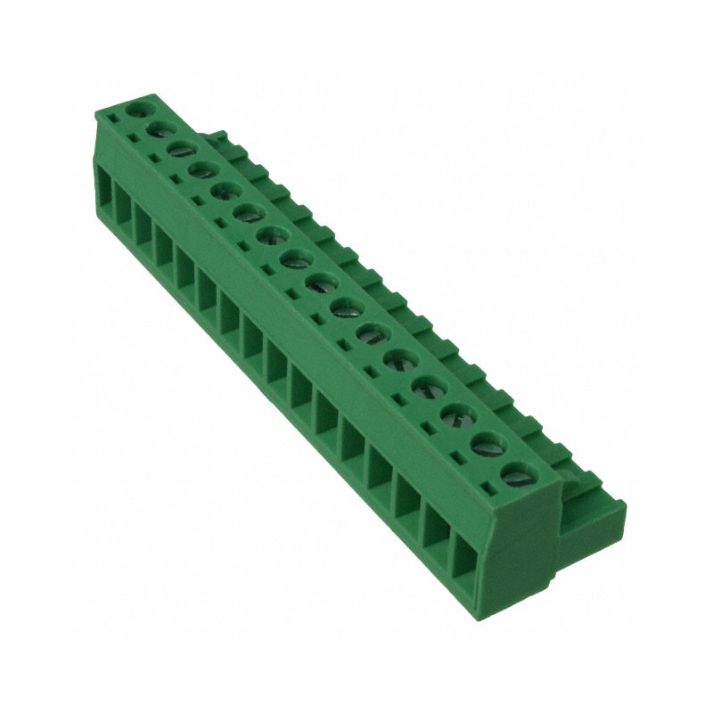 1 pcs : OSTTJ167150 - TERM BLOCK PLUG 16POS STR 5MM