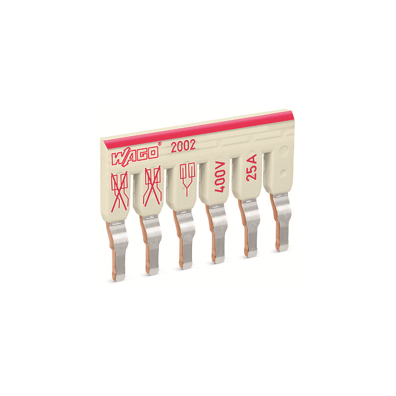 1 pcs : 2002-476 - STAGGERED JUMPER INSULATED 6-W