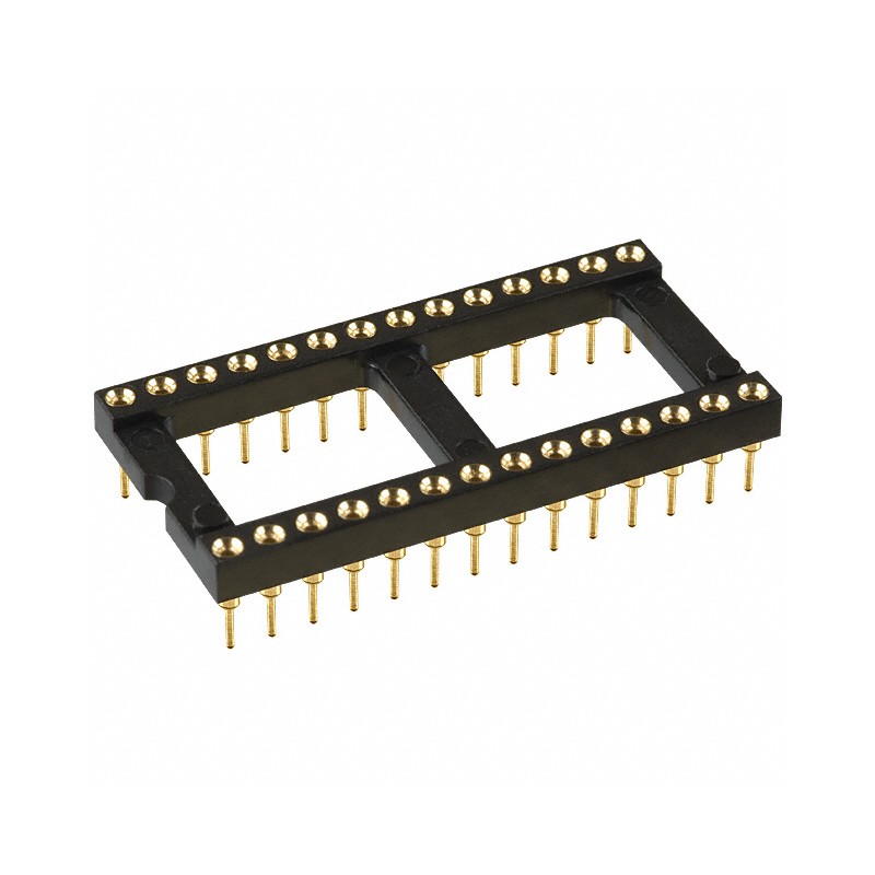 1 pcs : 110-13-628-41-001000 - CONN IC DIP SOCKET 28POS GOLD