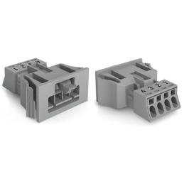 1 pcs : 890-754 - SNAP-IN PLUG GRAY
