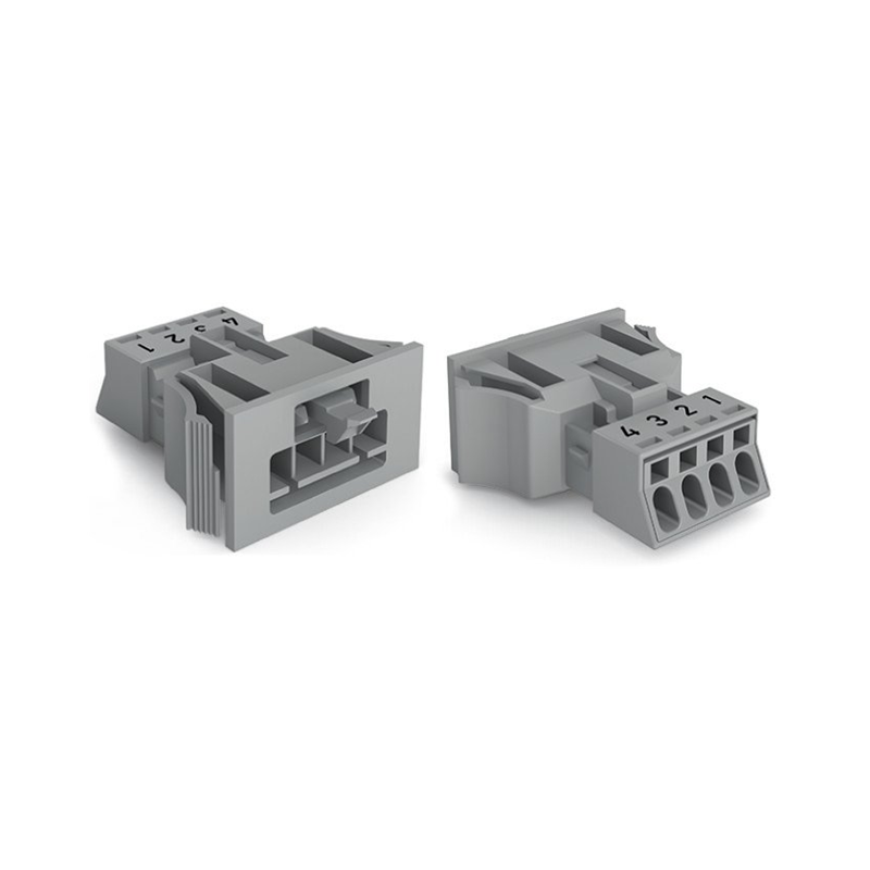 1 pcs : 890-754 - SNAP-IN PLUG GRAY