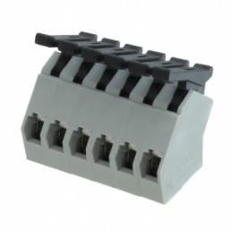 1 pcs : AST1350604 - TERM BLOCK 6POS 45DEG 5MM PCB