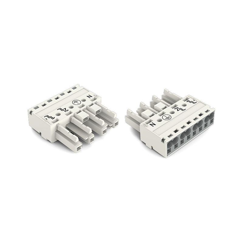 1 pcs : 770-224 - SOCKET 4-POLE, WHITE