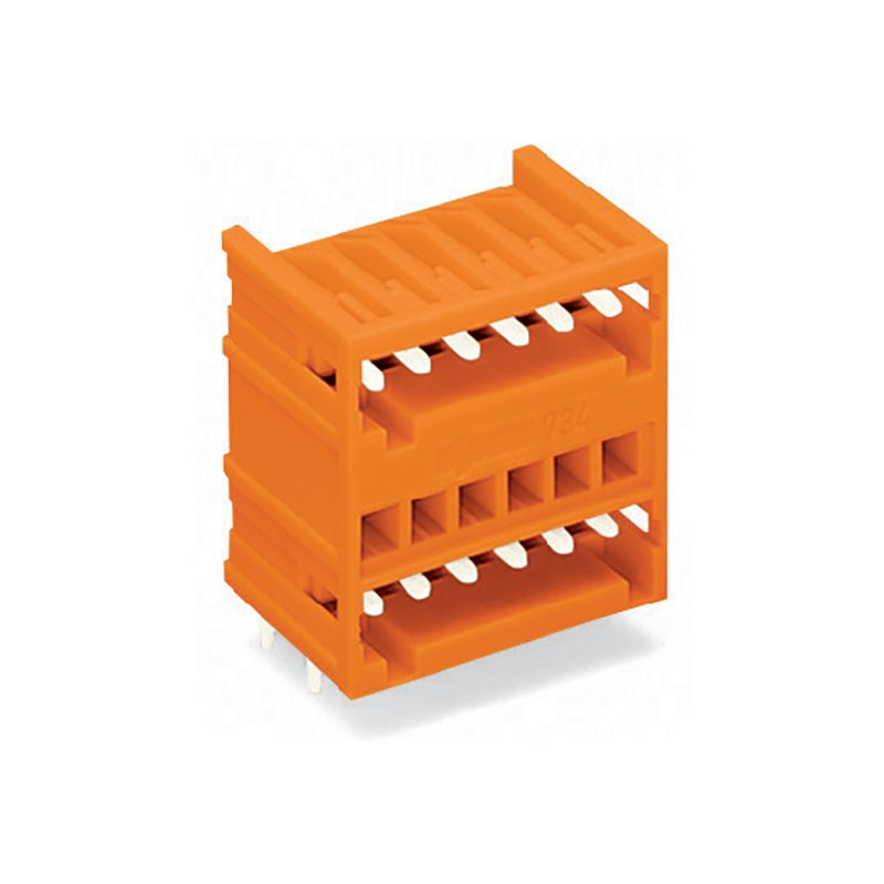 1 pcs : 734-434 - THT DOUBLE-DECK MALE HEADER 1.0
