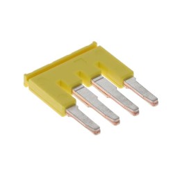 1 pcs : XW5S-P2.5-4YL - SHRT BAR 2.5MM 4 POLE YELLOW