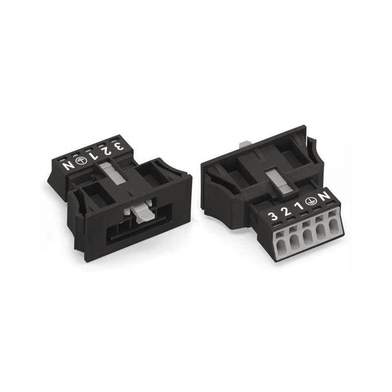 1 pcs : 890-715 - SNAP-IN PLUG BLACK
