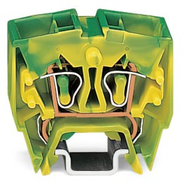 1 pcs : 264-727 - 4-CONDUCTOR MINI RAIL-MOUNT TERM