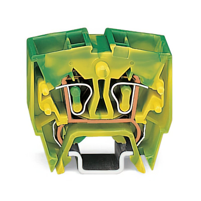 1 pcs : 264-727 - 4-CONDUCTOR MINI RAIL-MOUNT TERM