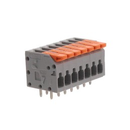 1 pcs : 2601-1107 - TERM BLK PCB LEVER 3.5MM 7POS