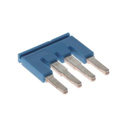 1 pcs : XW5S-P2.5-4BL - SHRT BAR 2.5MM 4 POLE BLUE