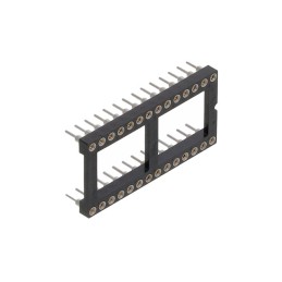 1 pcs : ICA-628-SST - CONN IC DIP SOCKET 28POS GOLD