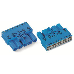 1 pcs : 770-1115 - PLUG 5-POLE BLUE