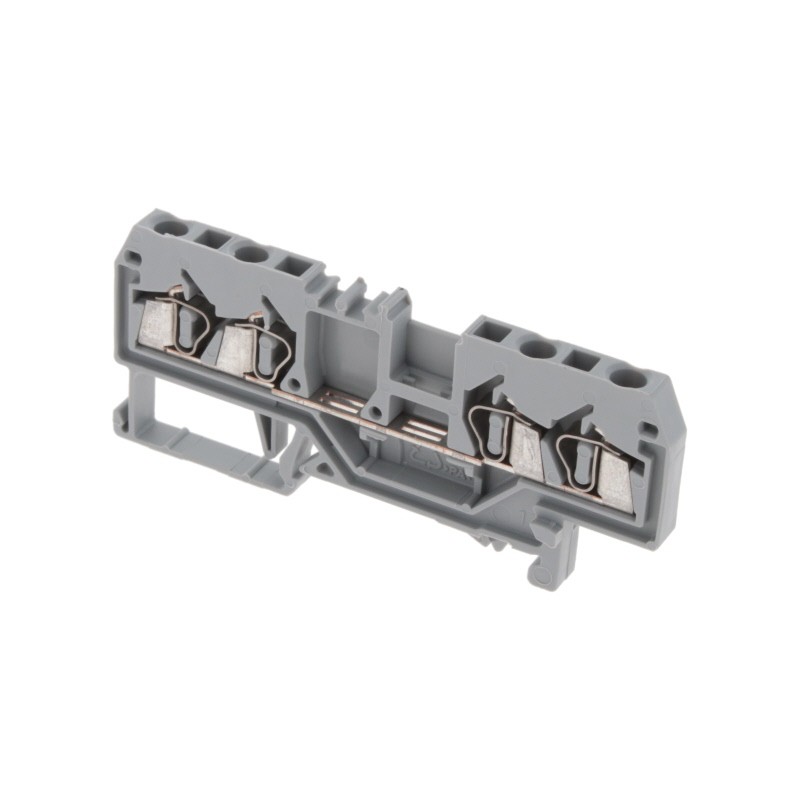 1 pcs : 280-833 - 4-CONDUCTOR THROUGH TERMINAL BLO
