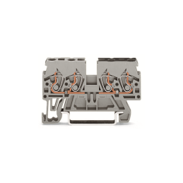 1 pcs : 870-826 - DOUBLE POTENTIAL TERMINAL BLOCK