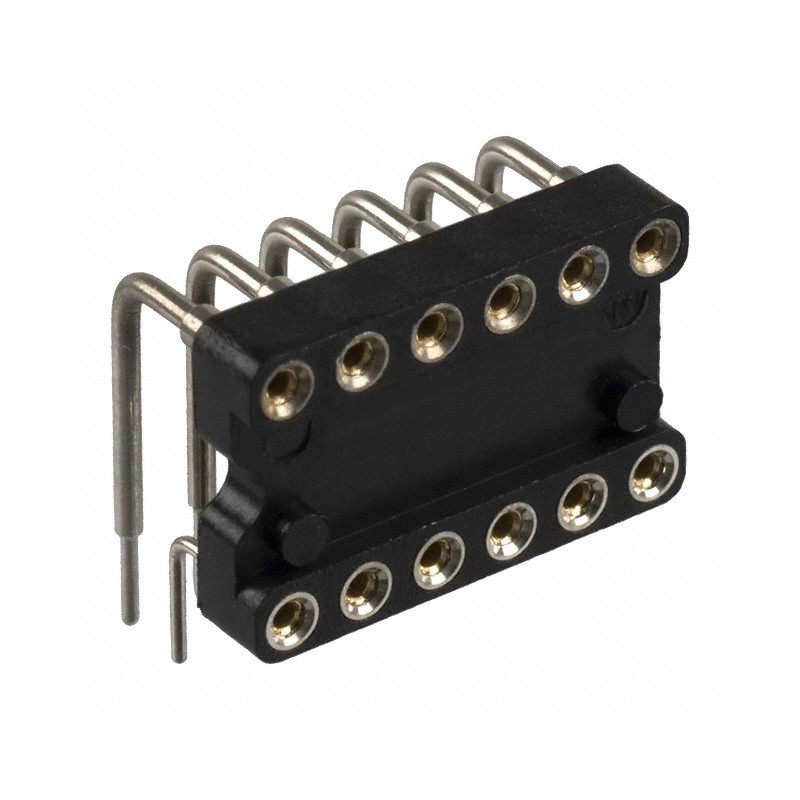 1 pcs : 299-93-312-11-001000 - CONN IC DIP SOCKET 12POS GOLD