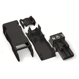 1 pcs : 890-103 - SOCKET WITH STRAIN RELIEF HOUSIN