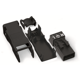 1 pcs : 890-113 - PLUG WITH STRAIN RELIEF HOUSING