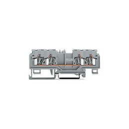 1 pcs : 880-831 - 4-CONDUCTOR THROUGH TERMINAL BLO