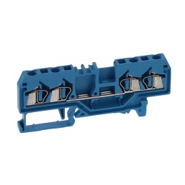 1 pcs : 280-834 - 4-CONDUCTOR THROUGH TERMINAL BLO
