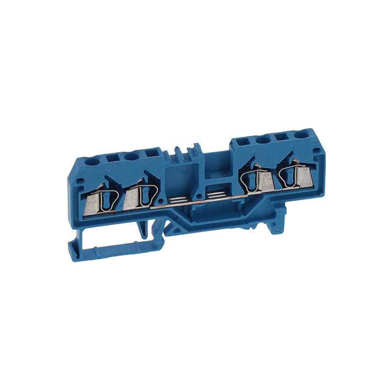 1 pcs : 280-834 - 4-CONDUCTOR THROUGH TERMINAL BLO