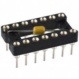 1 pcs : 110-93-314-41-801000 - CONN IC DIP SOCKET 14POS GOLD