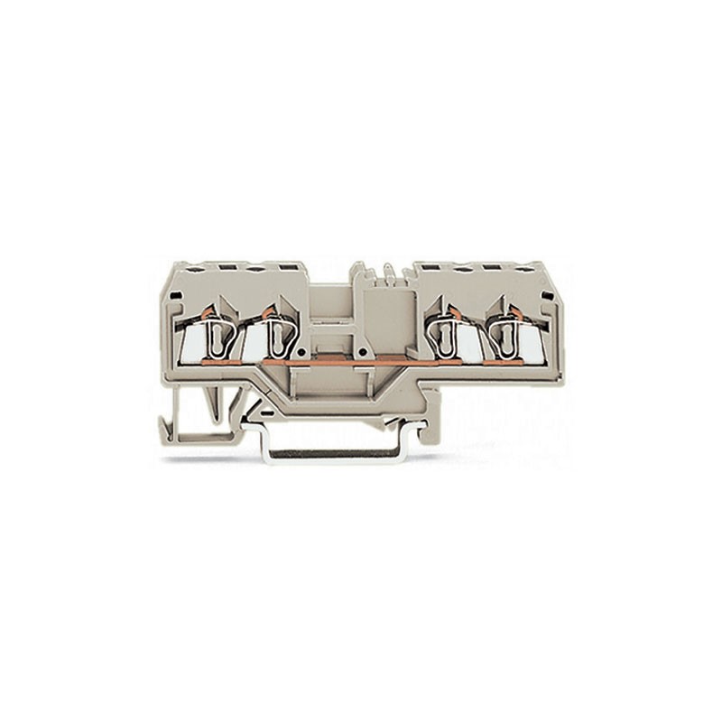 1 pcs : 280-999 - 4-CONDUCTOR THROUGH TERMINAL BLO