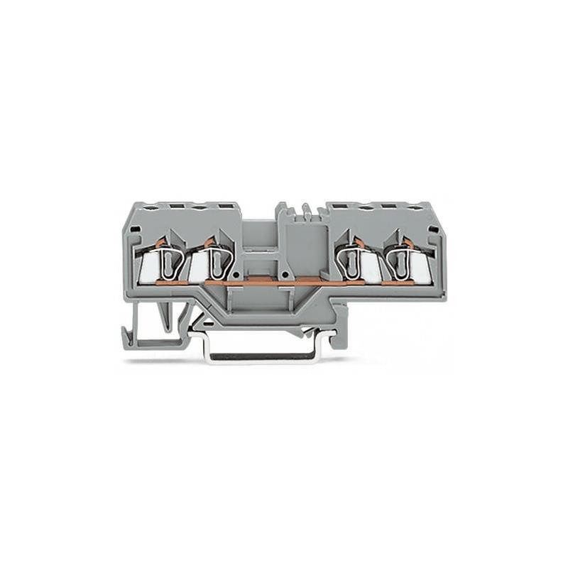 1 pcs : 280-603 - 4-CONDUCTOR THROUGH TERMINAL BLO