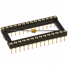 1 pcs : 110-13-628-41-801000 - CONN IC DIP SOCKET 28POS GOLD