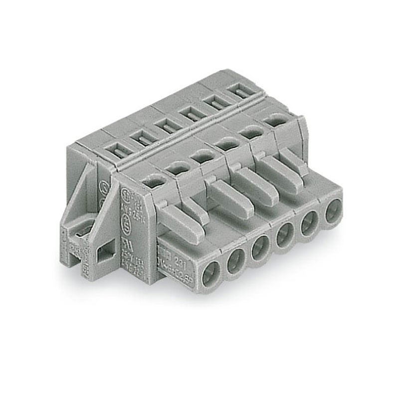 1 pcs : 231-104/031-000 - 1-CONDUCTOR FEMALE PLUG CLAMPIN