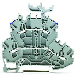 1 pcs : 2002-2233 - DOUBLE-DECK TERMINAL BLOCK THRO