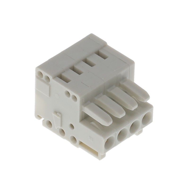 1 pcs : 734-104 - TERM BLOCK PLUG 4POS 3.5MM