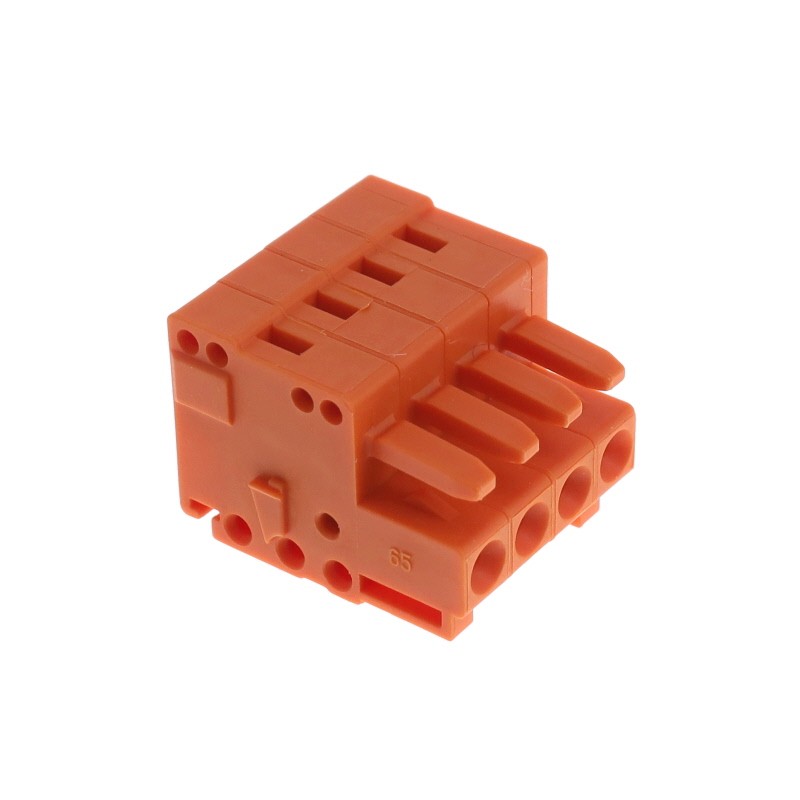 1 pcs : 734-204 - 1-CONDUCTOR FEMALE PLUG 100% PR