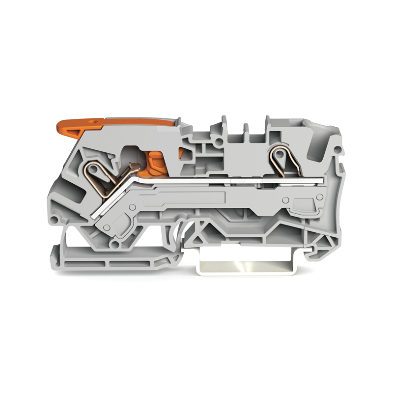 1 pcs : 2106-1201 - 2-CONDUCTOR THROUGH TERMINAL BLO
