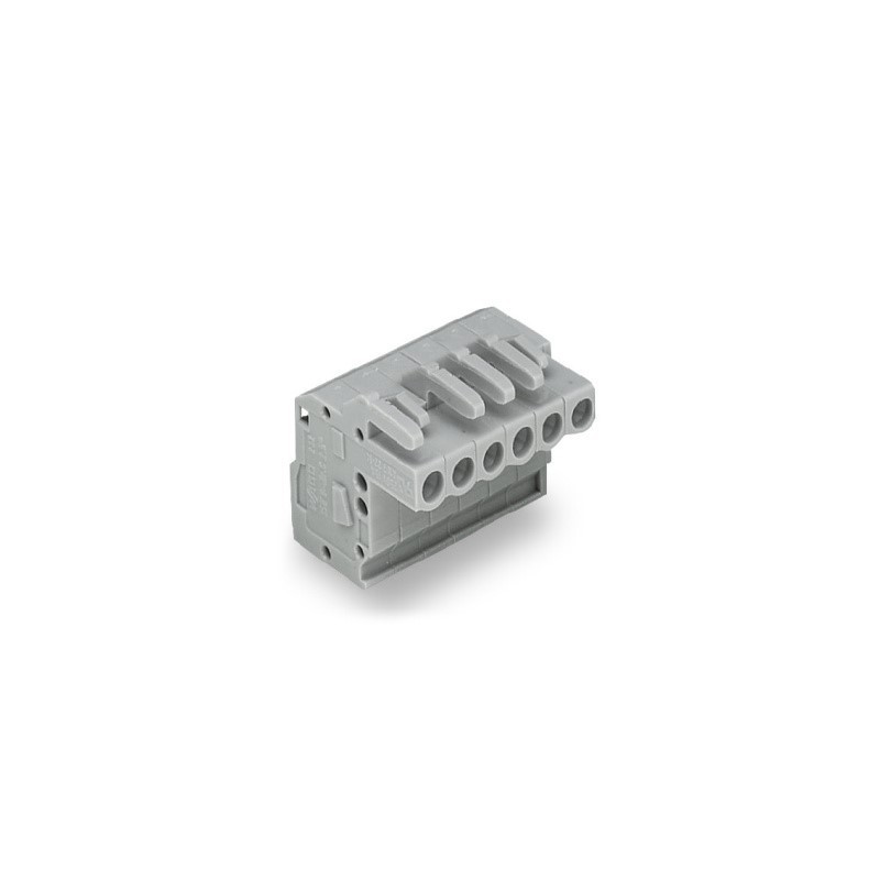 1 pcs : 232-104/026-000 - 1-CONDUCTOR FEMALE PLUG ANGLED