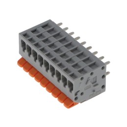 1 pcs : 2601-3109 - TERM BLK PCB LEVER 3.5MM 9POS