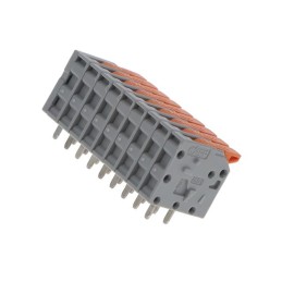 1 pcs : 2601-1109 - TERM BLK PCB LEVER 3.5MM 9POS