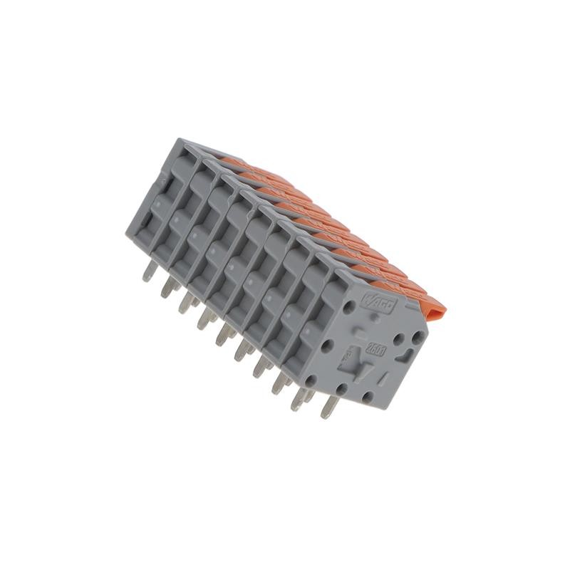 1 pcs : 2601-1109 - TERM BLK PCB LEVER 3.5MM 9POS