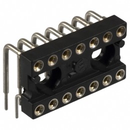 1 pcs : 299-43-314-11-001000 - CONN IC DIP SOCKET 14POS GOLD