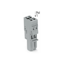 1 pcs : 769-102 - 1-CONDUCTOR FEMALE PLUG 4 MM 2