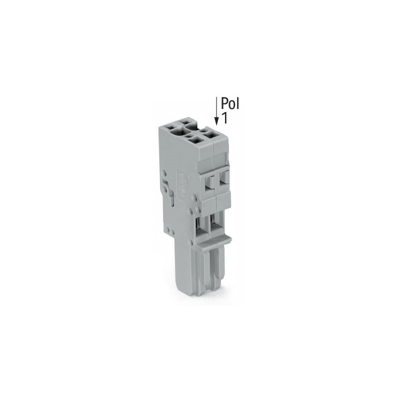 1 pcs : 769-102 - 1-CONDUCTOR FEMALE PLUG 4 MM 2
