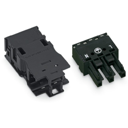 1 pcs : 770-203/035-000 - SOCKET WITH STRAIN RELIEF HOUSIN